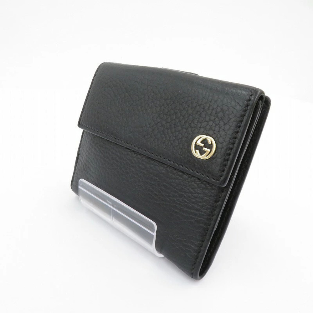 Gucci Interlocking G Bi fold Wallet Black